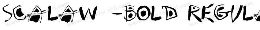 ScalaW04-Bold Regula字体转换